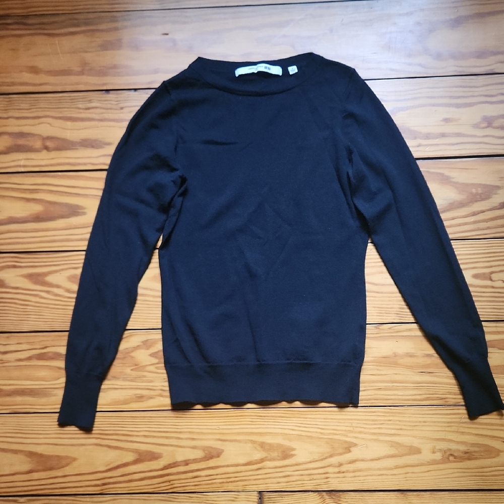 Uniqlo Wool Black Long Sleeve Sweater